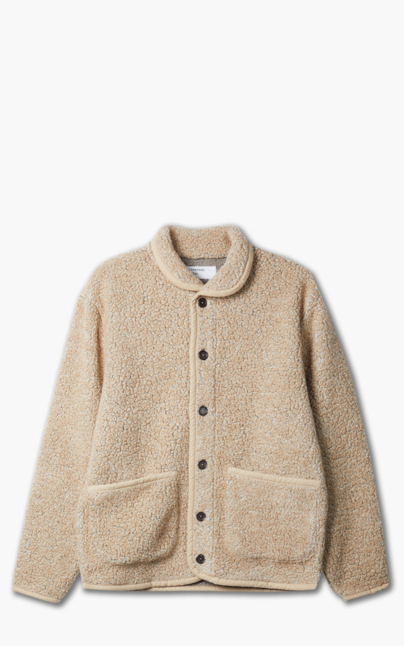 Universal Works Lancaster Jacket Shakespeare Fleece Stone