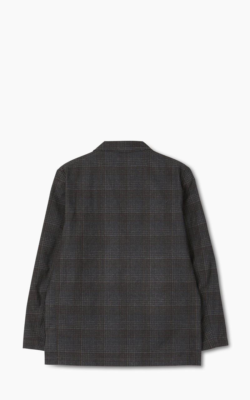 Universal Works Three Button Jacket Reuse Wool Mix Charcoal