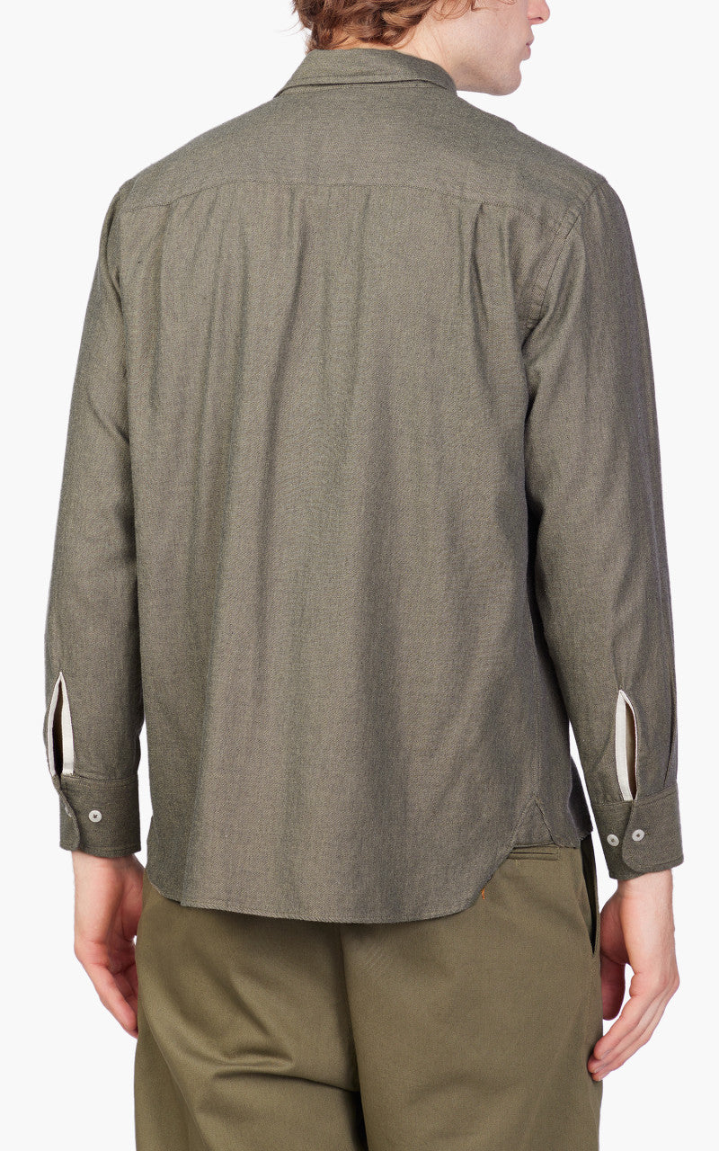 Universal Works Square Pocket Shirt Olive