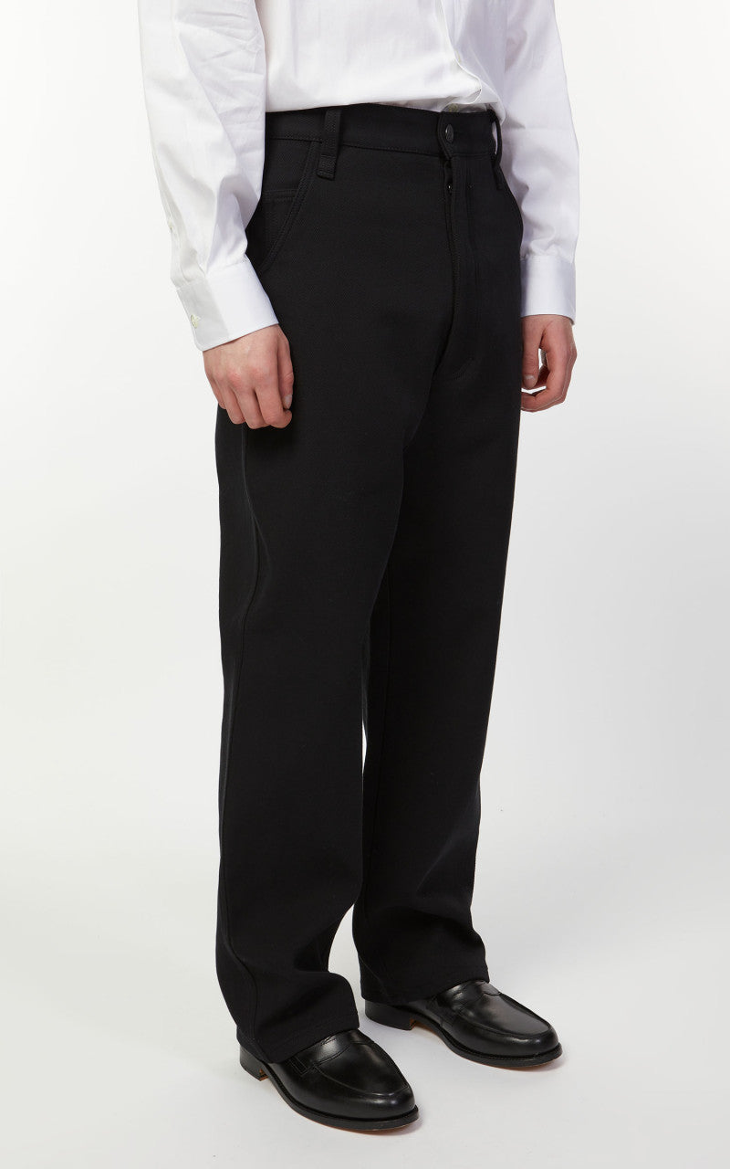 AMI Paris Alex Fit Jeans Black