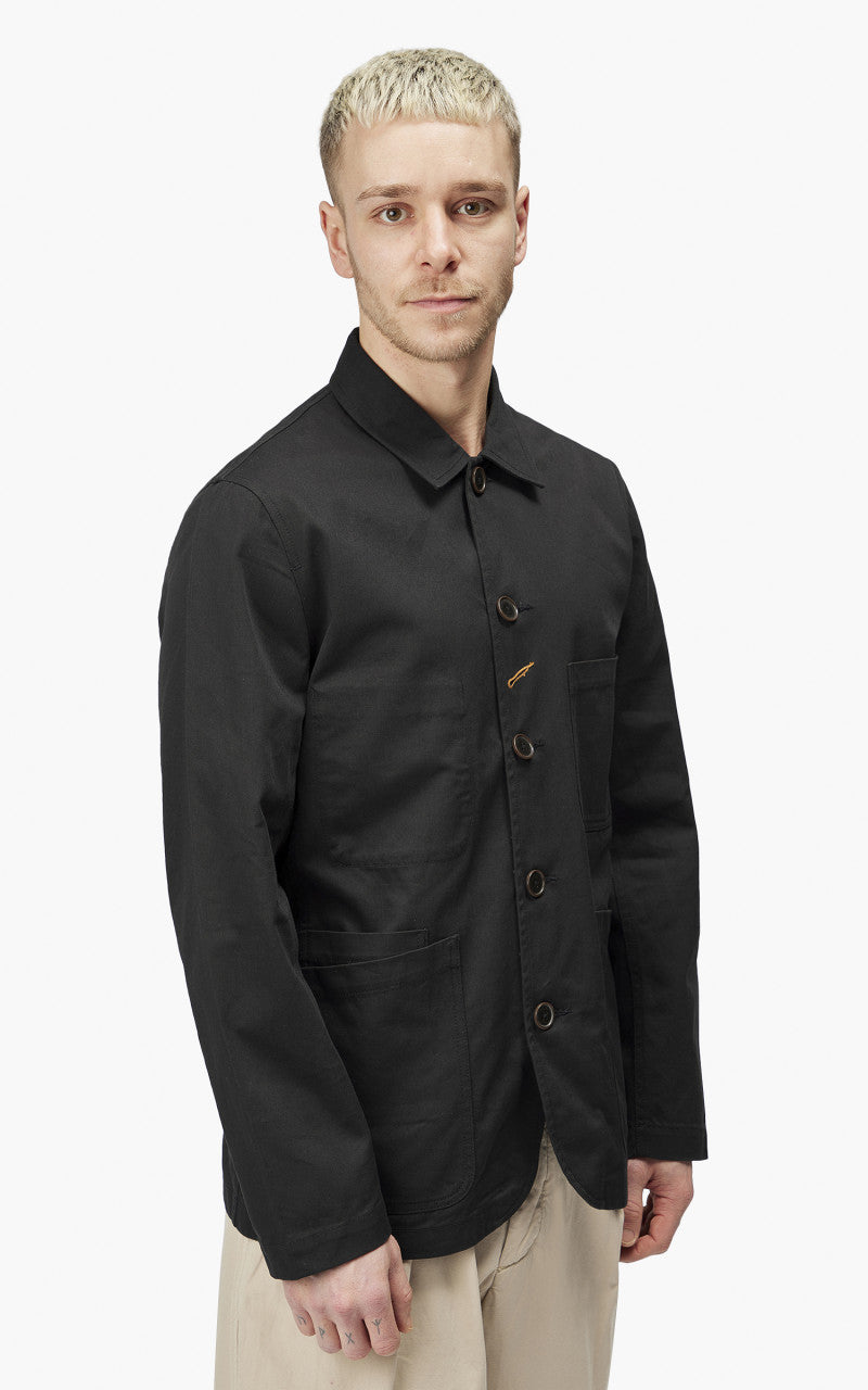 Universal Works Bakers Jacket Twill Black