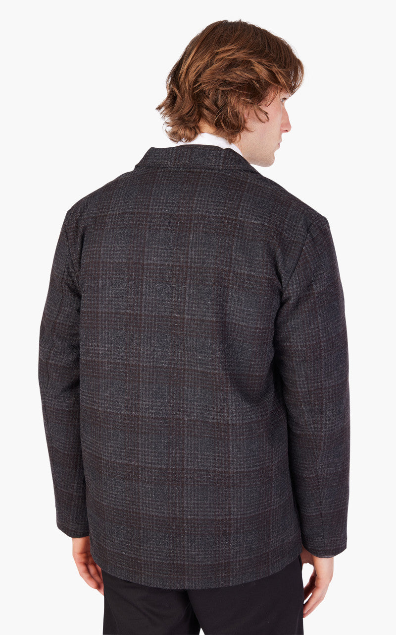 Universal Works Three Button Jacket Reuse Wool Mix Charcoal