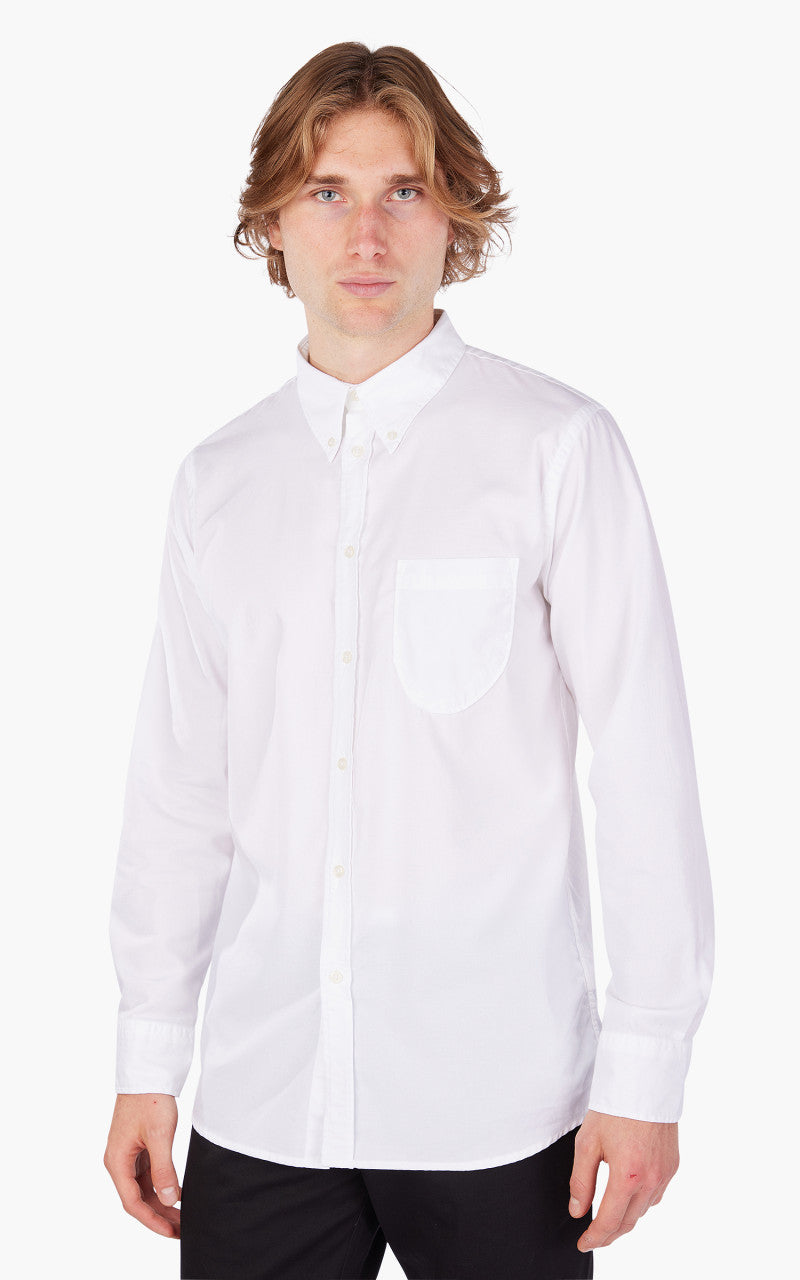 Universal Works Daybrook Shirt Organic Oxford White
