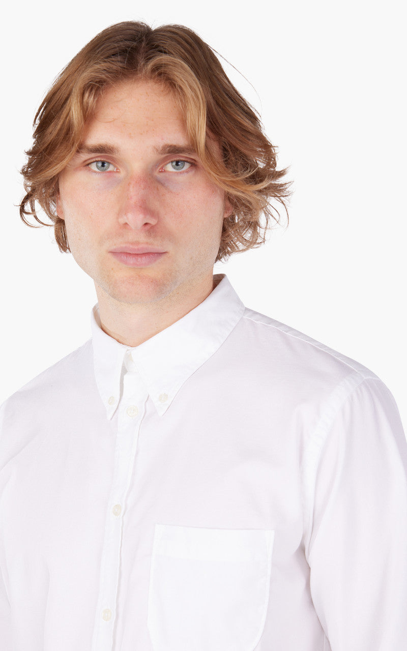 Universal Works Daybrook Shirt Organic Oxford White