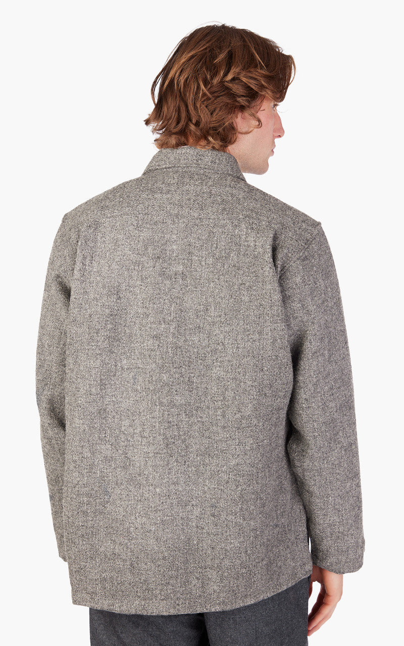 Universal Works Easy Over Jacket Harris Tweed Grey