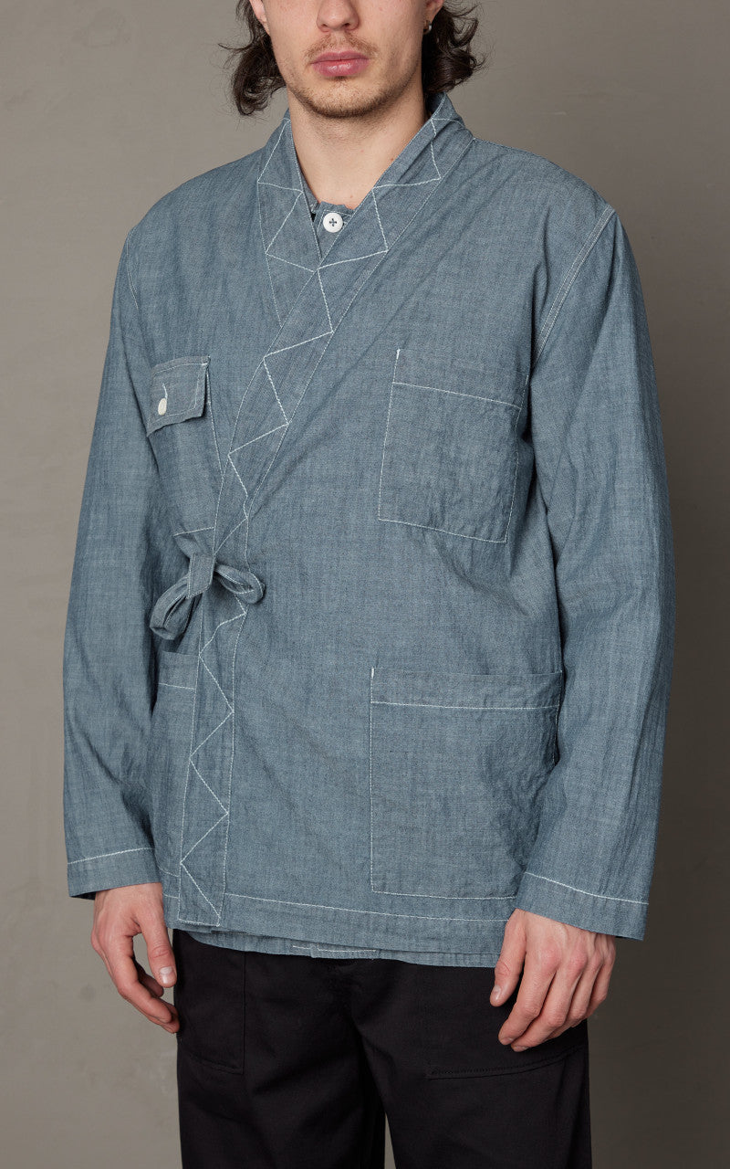 Universal Works Work Jacket Osaka Chambray Indigo