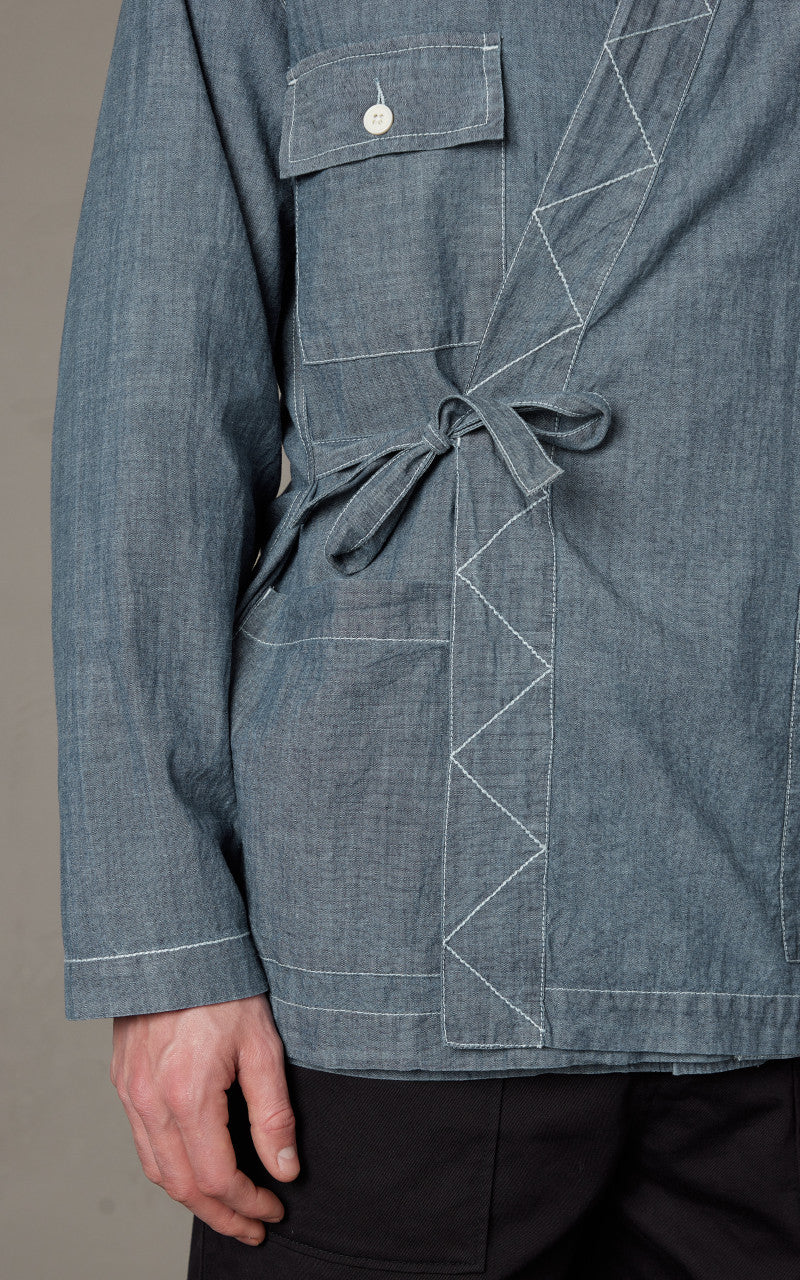 Universal Works Work Jacket Osaka Chambray Indigo