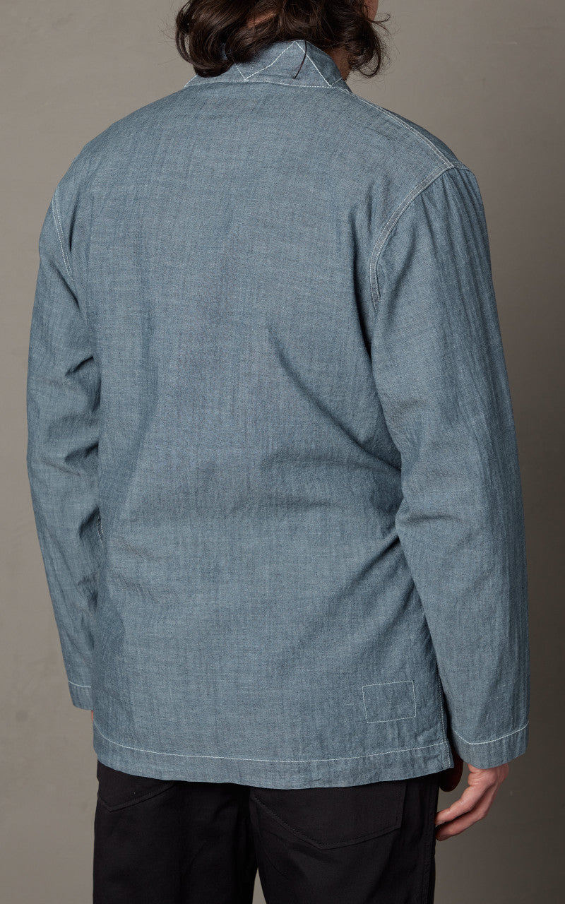 Universal Works Work Jacket Osaka Chambray Indigo