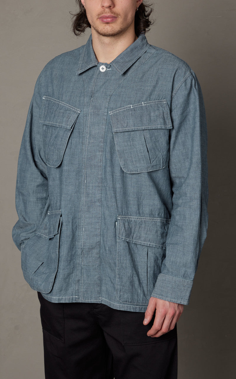 Universal Works Jungle Jacket Chambray Indigo