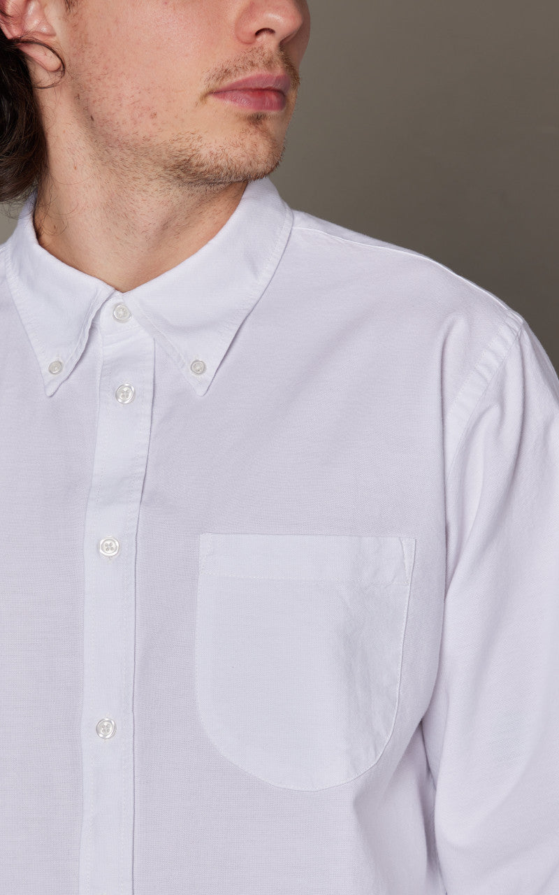 Universal Works Daybrook Shirt JPN Oxford Cotton Ecru