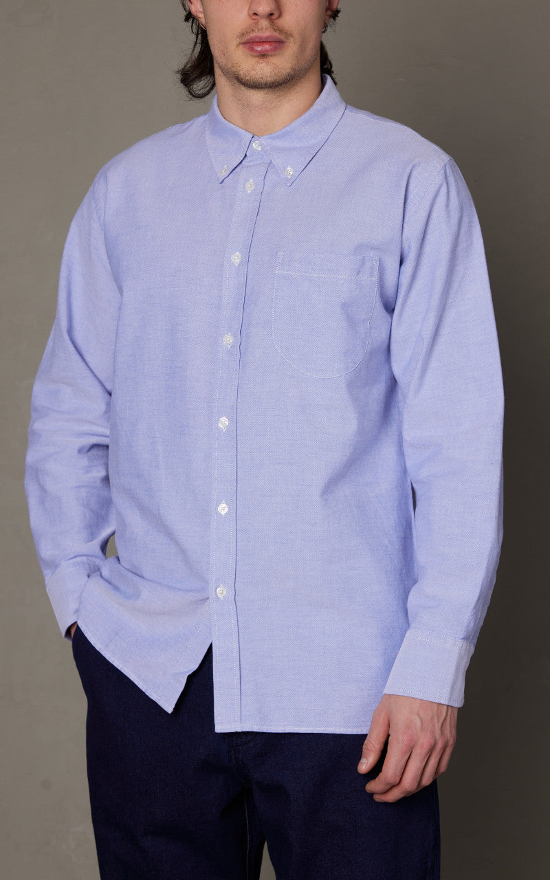 Universal Works Daybrook Shirt JPN Oxford Cotton Sky