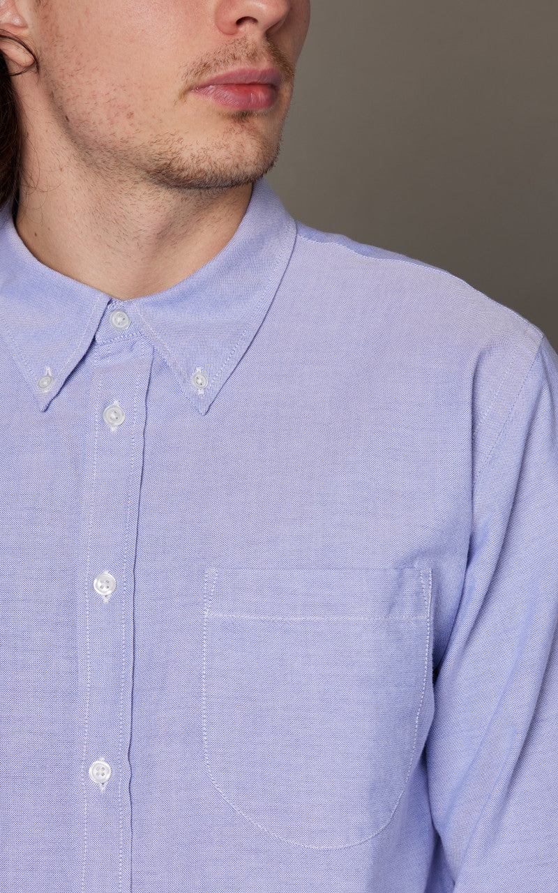 Universal Works Daybrook Shirt JPN Oxford Cotton Sky