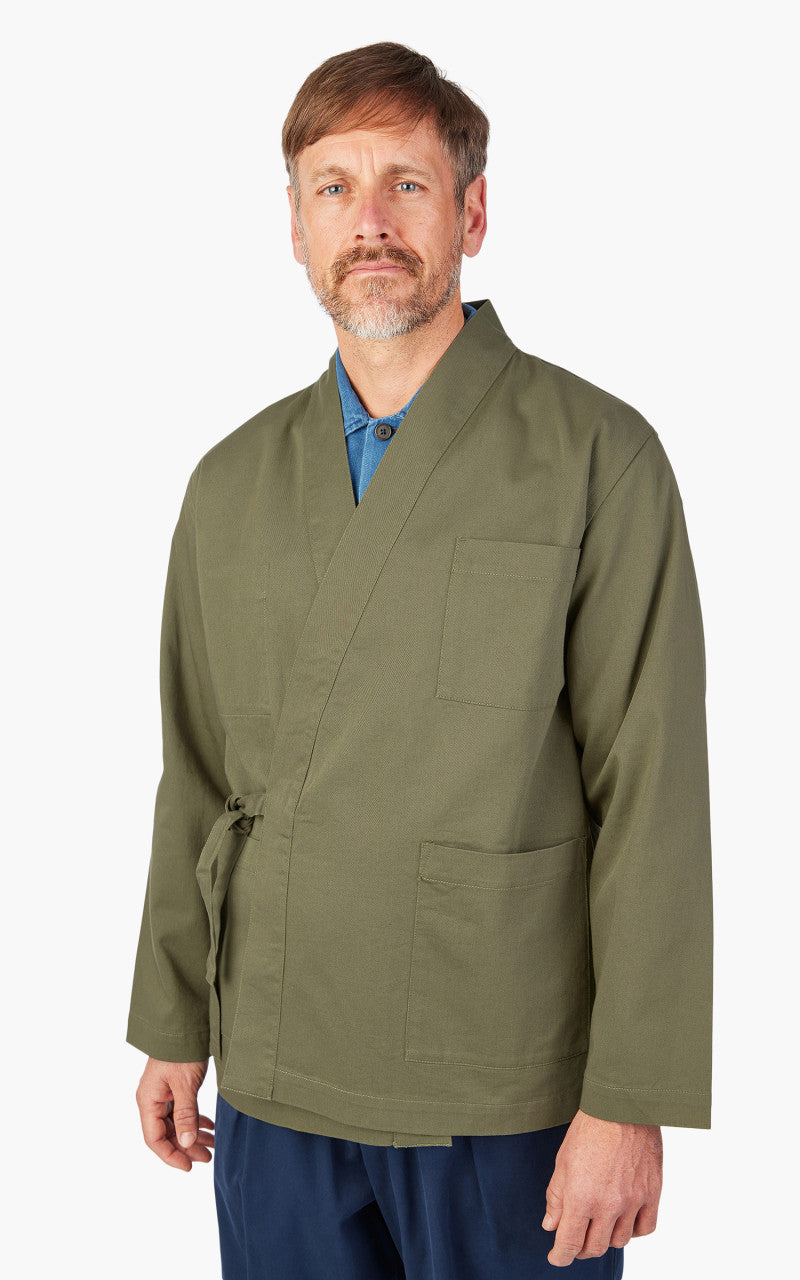 Universal Works Kyoto Work Jacket Twill Light Olive