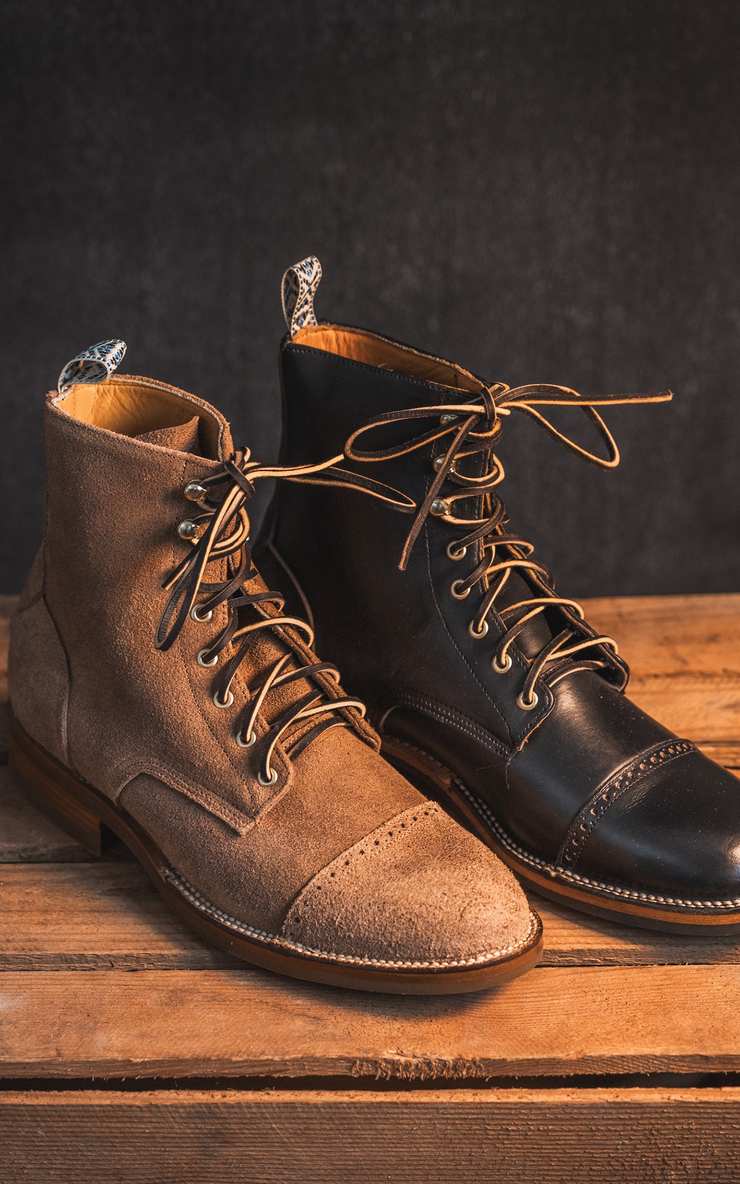 Unmarked DB Hunter Cap Toe Waxed Camel CF Stead