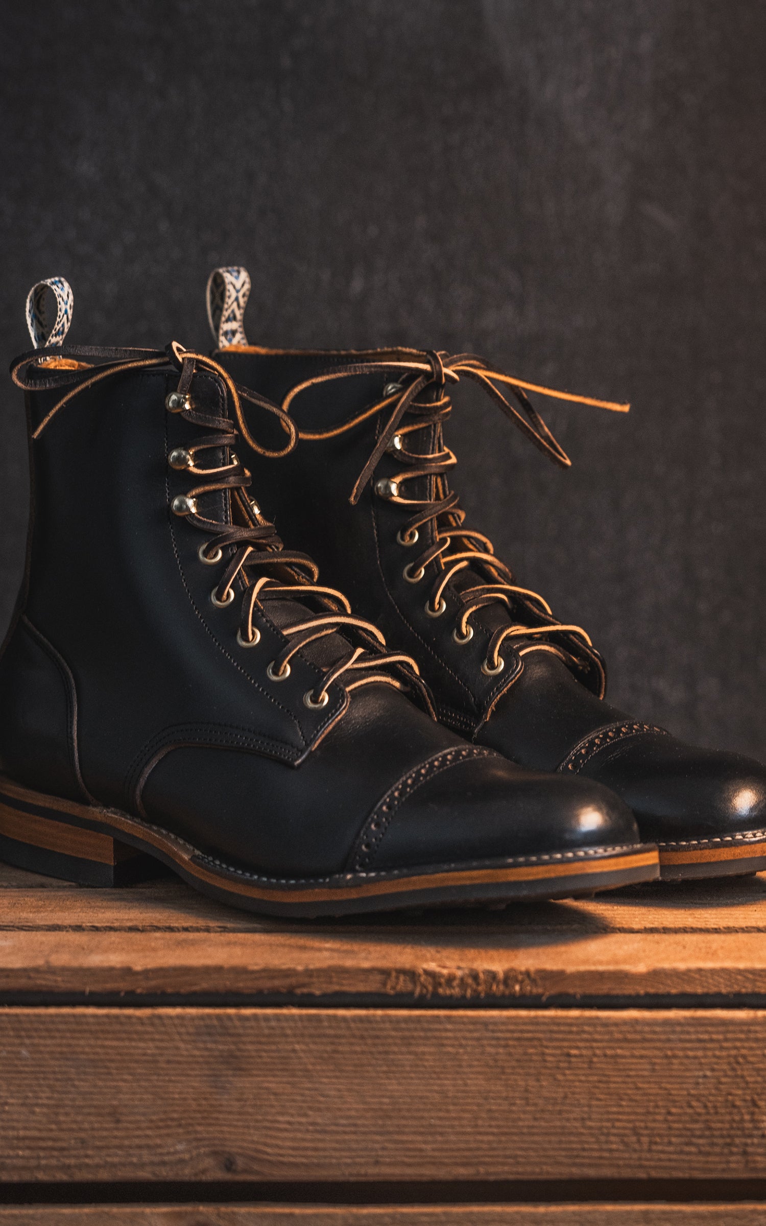 Unmarked DB Hunter Cap Toe Black CXL