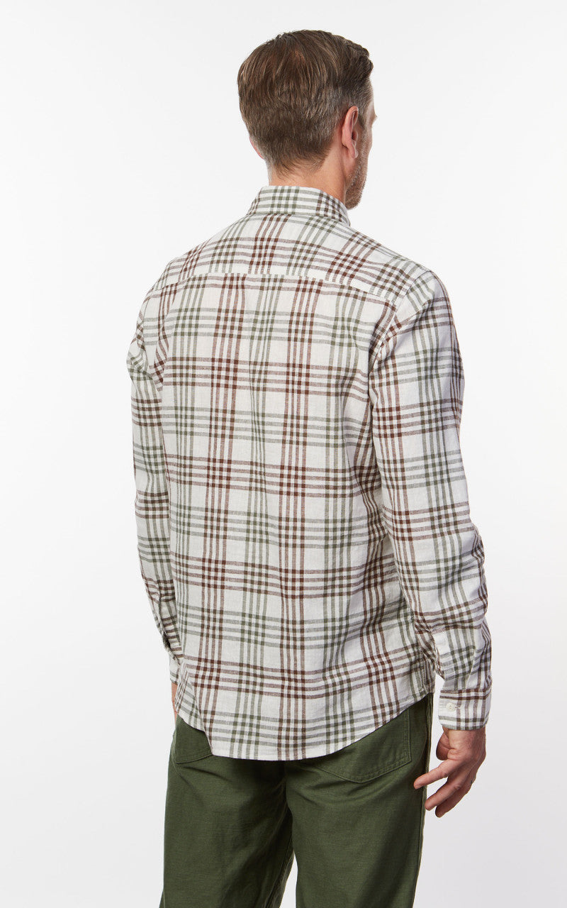 Tellason Utility Shirt Oria Green Check
