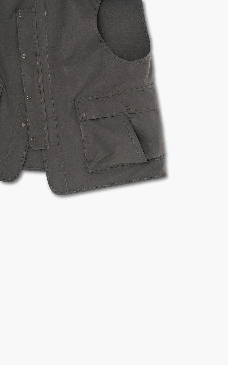 Still By Hand Pe/Ny Vest Charcoal