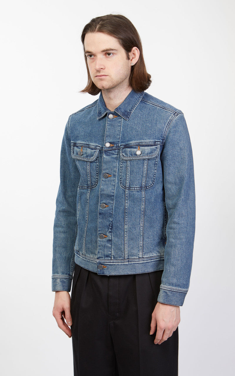 A.P.C. Veste Jean US Jacket Stonewashed Indigo