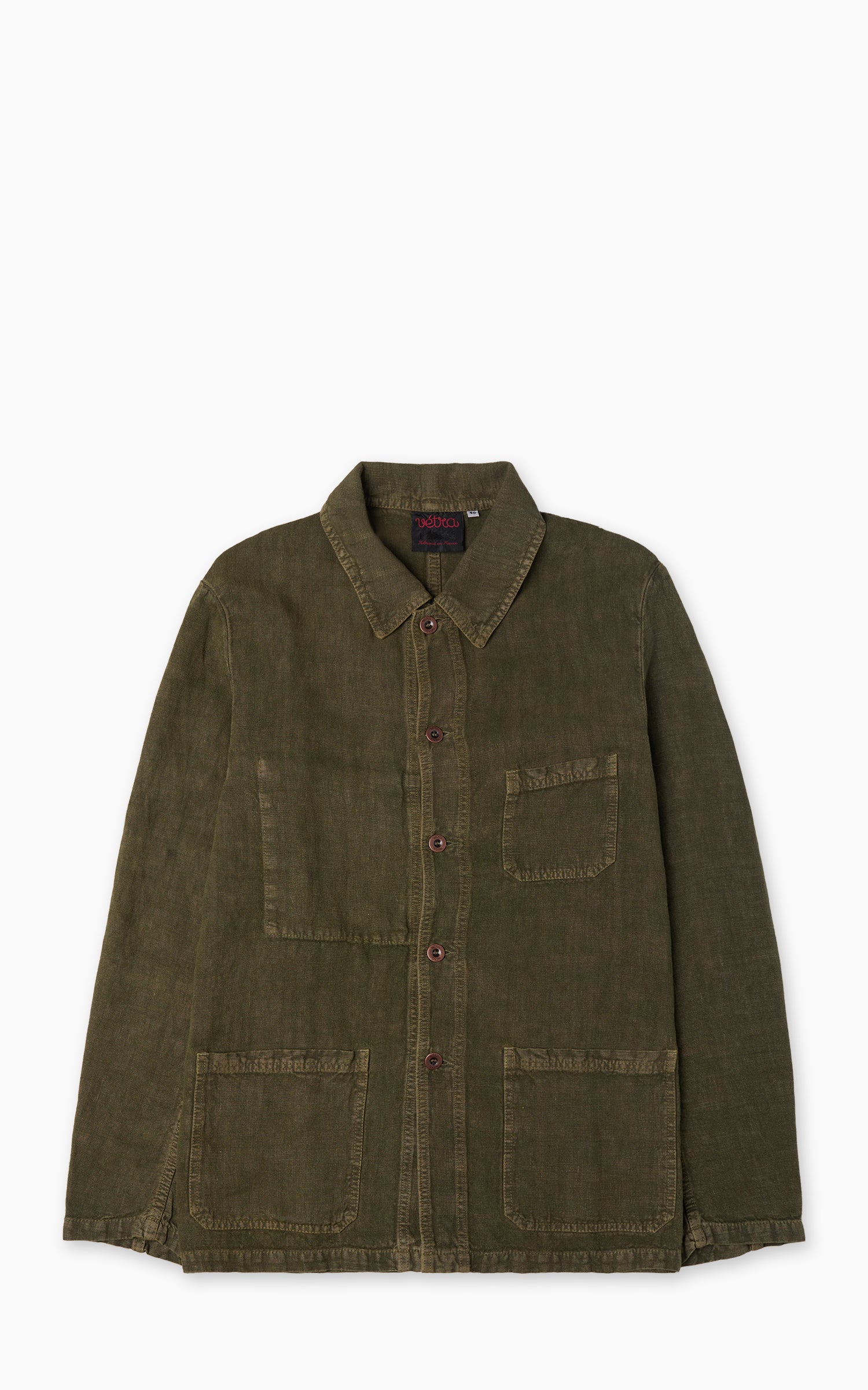Vetra Workwear Jacket Heavy Linen Canvas 3L/5C Olive