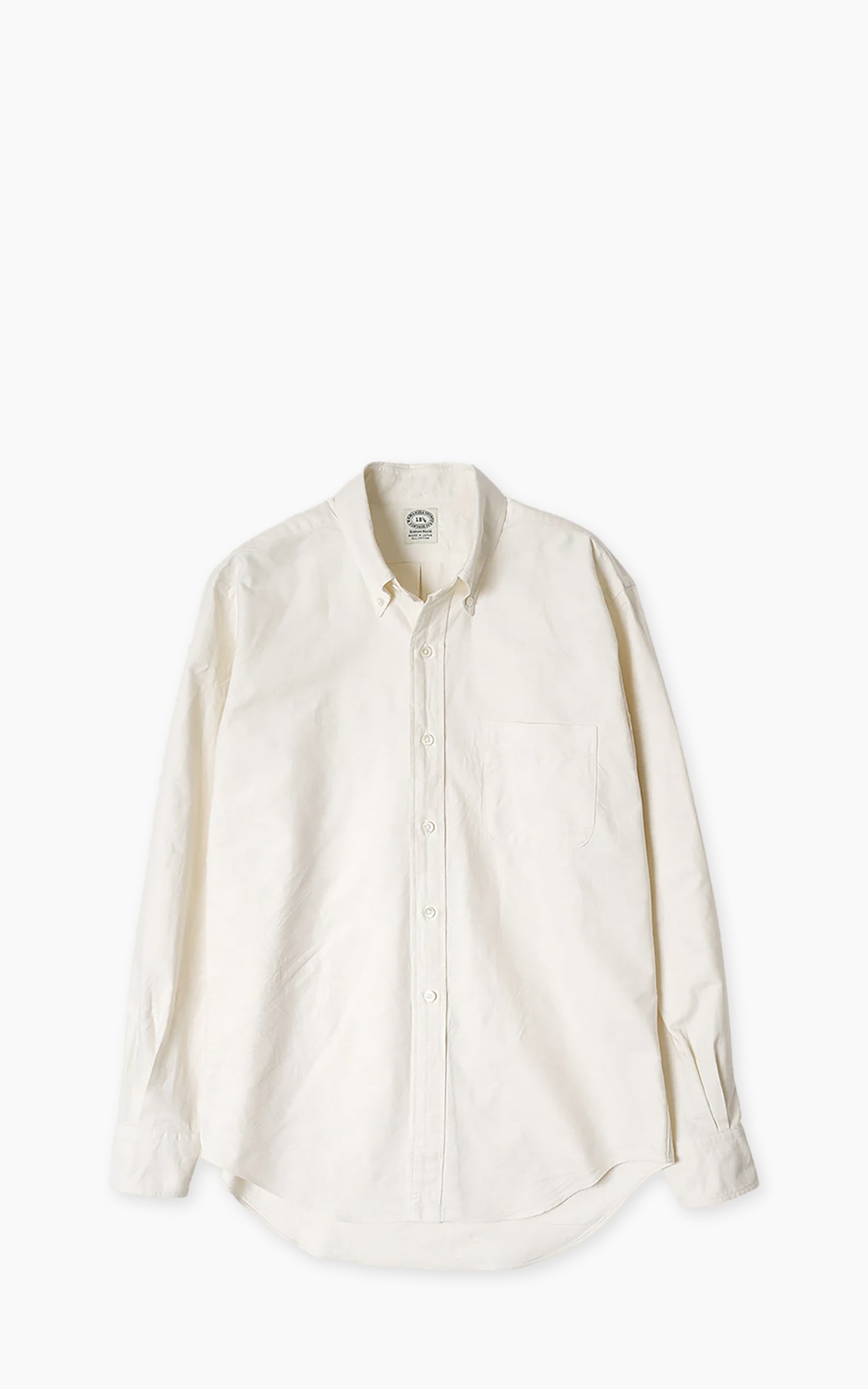 Kamakura Shirts Vintage Ivy Button-Down Oxford Shirt Ecru