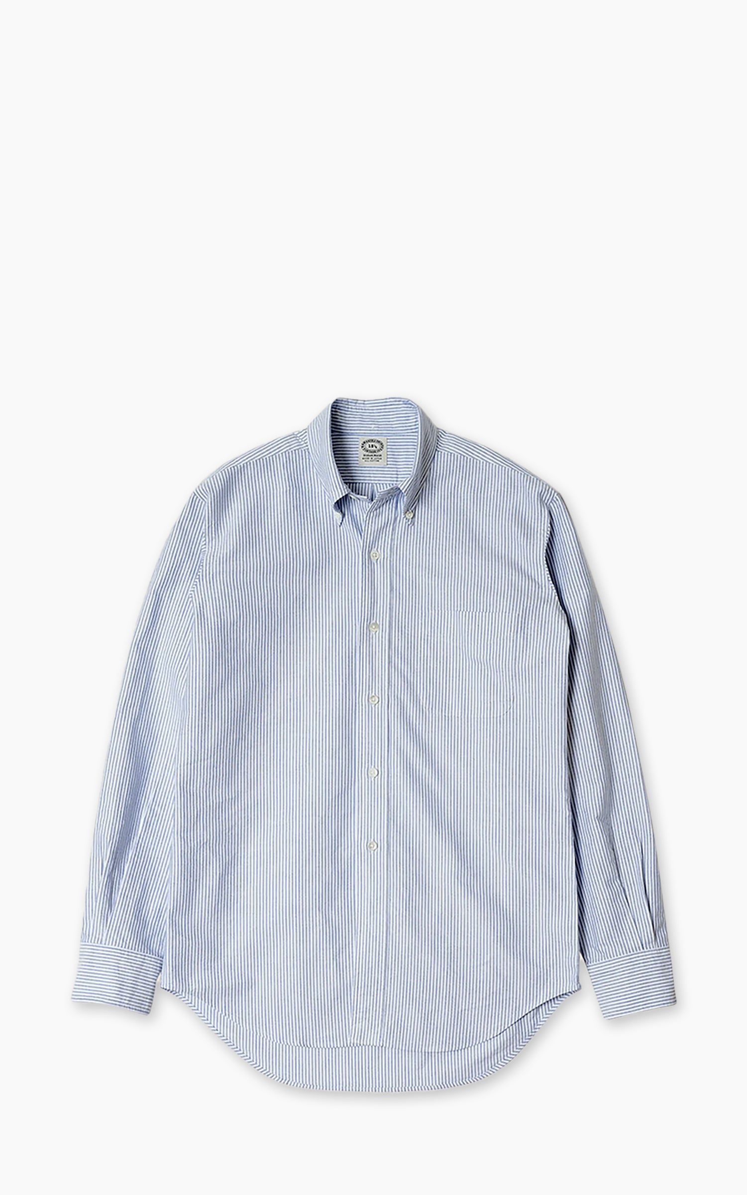 Kamakura Shirts Vintage Ivy Button-Down Oxford Shirt University Stripes Blue