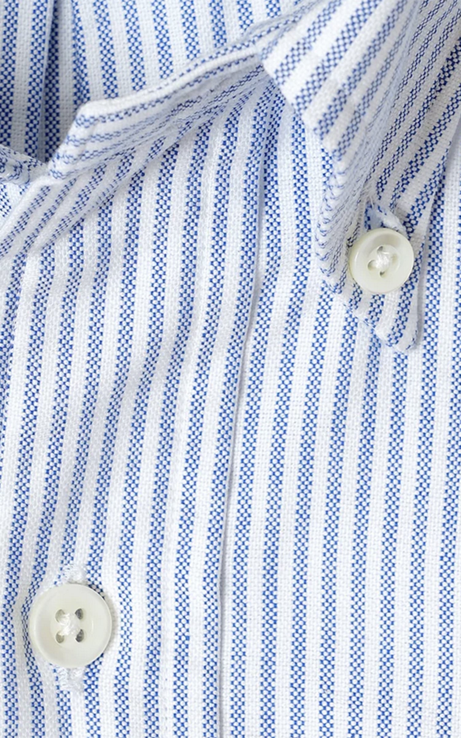 Kamakura Shirts Vintage Ivy Button-Down Oxford Shirt University Stripes Blue