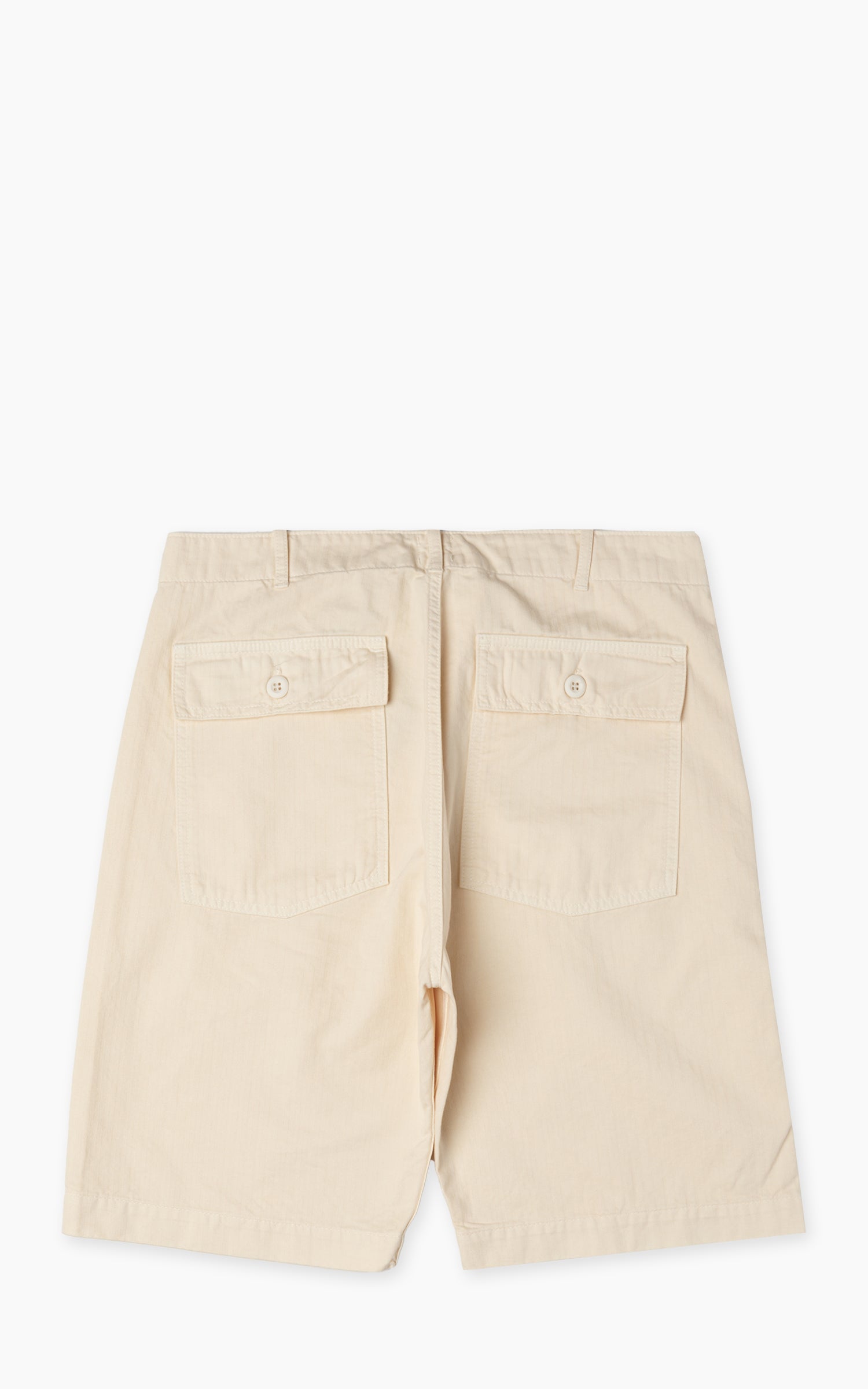 Tellason Fatigue Shorts Herringbone Twill Bone