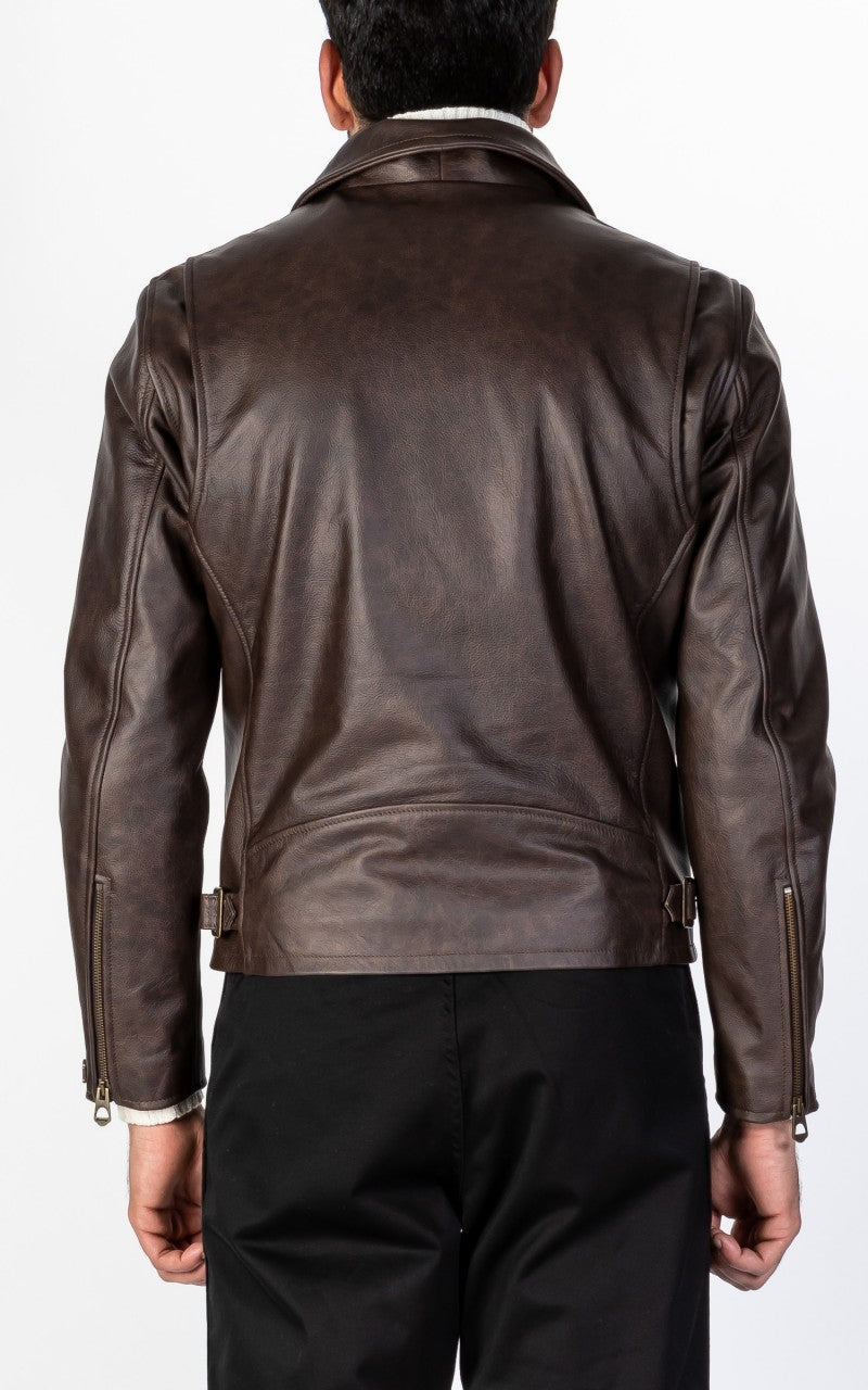 Shangri-La Heritage Varenne Leather Jacket Brown