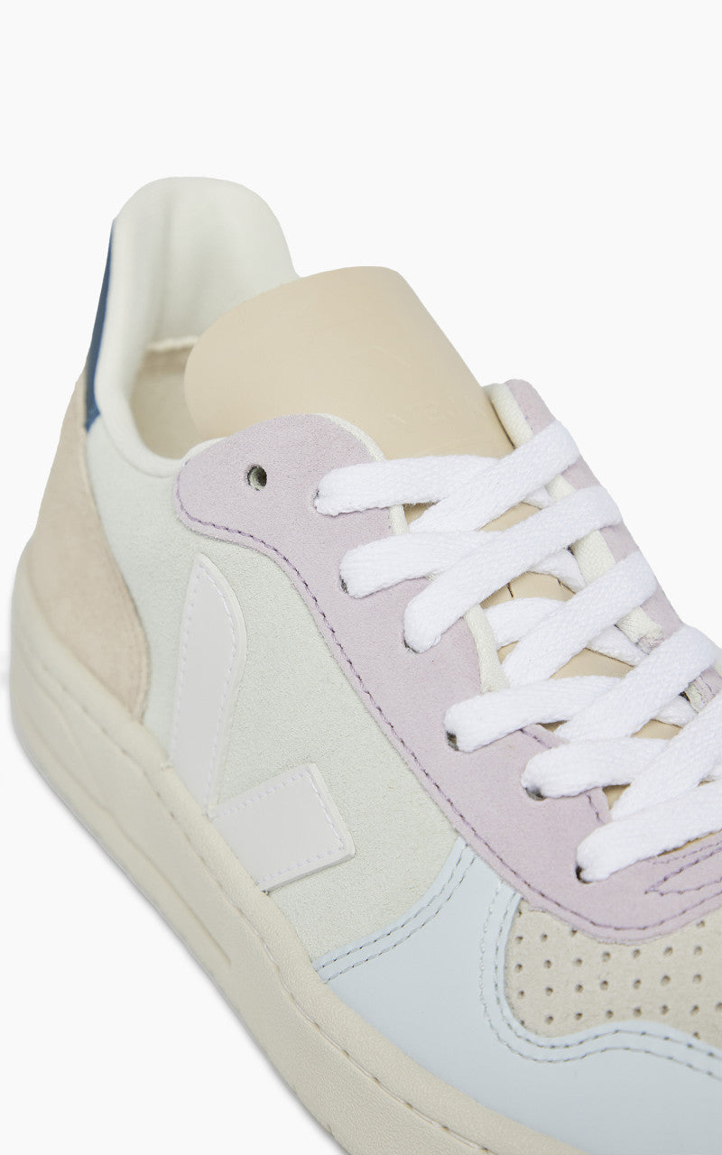 Veja W V-10 Suede Jade White Multi