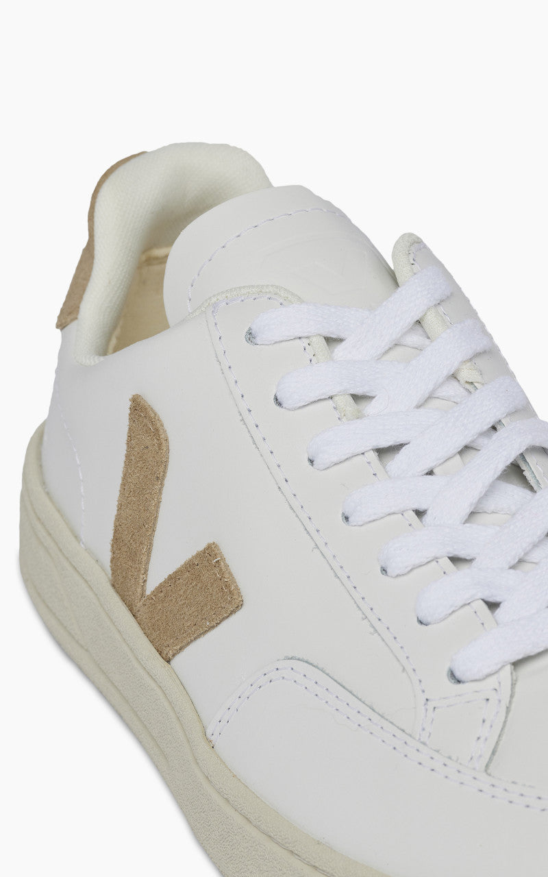 Veja W V-12 Leather Extra White/Dune
