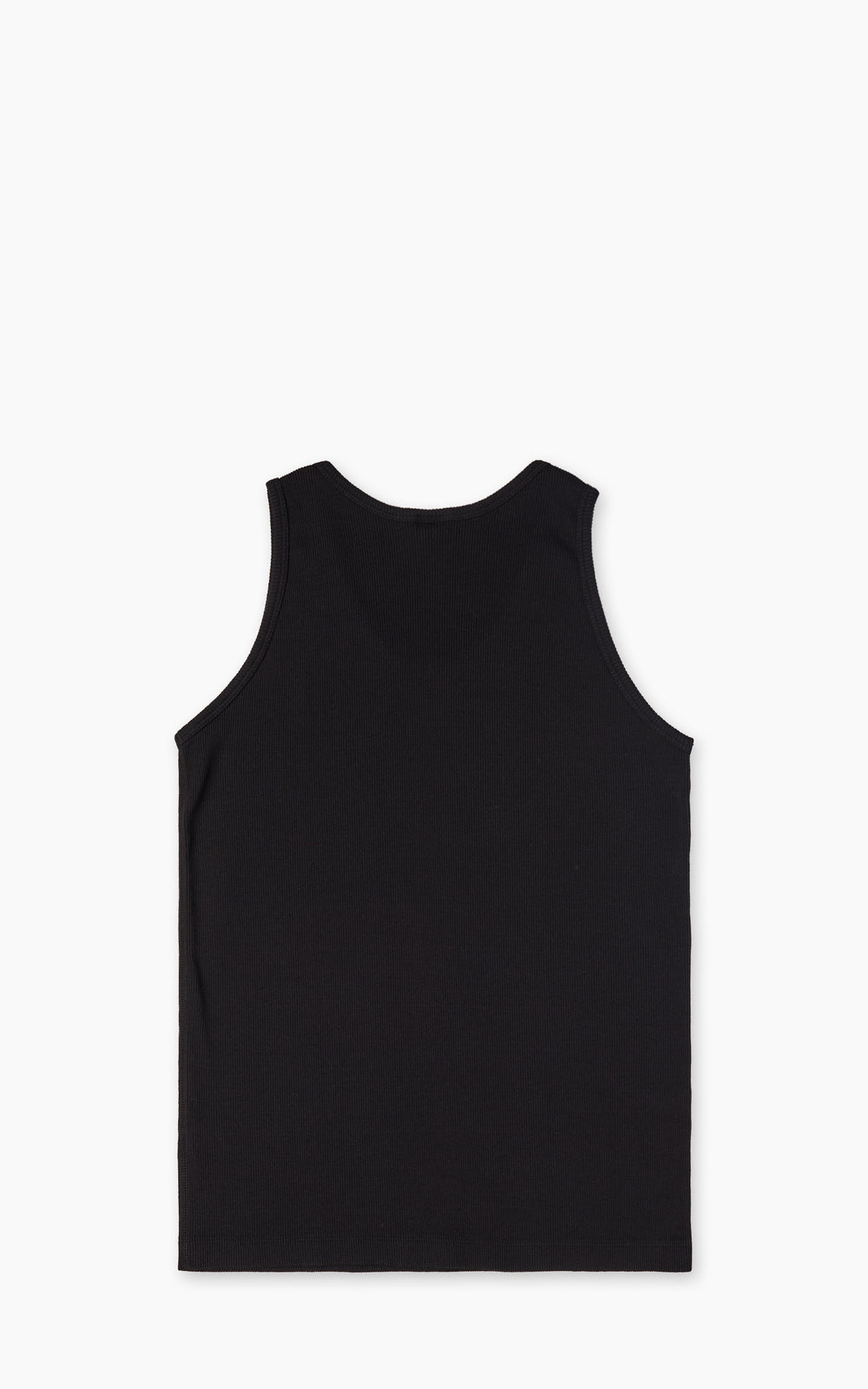 Velva Sheen Rib Tank Top Black