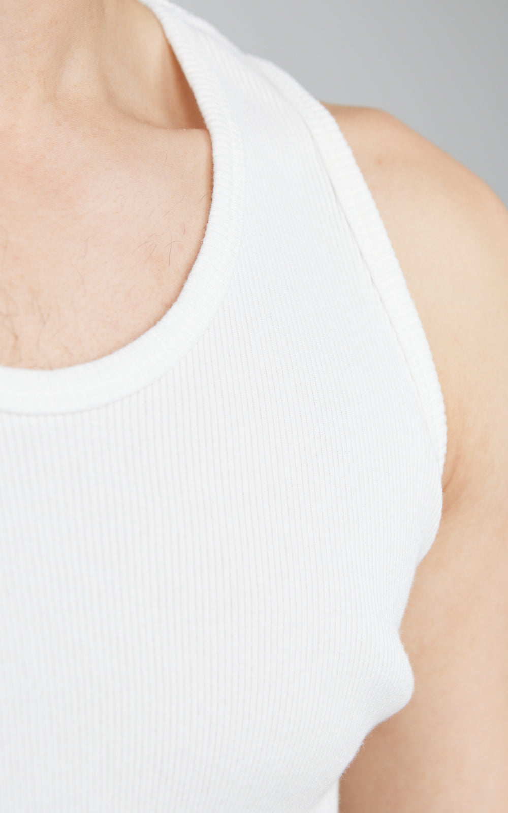 Velva Sheen Rib Tank Top White