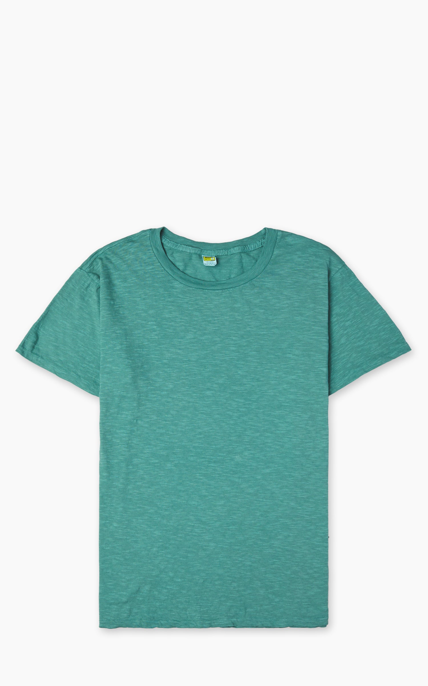 Velva Sheen Rolled Crew Neck Tee Foggy Green