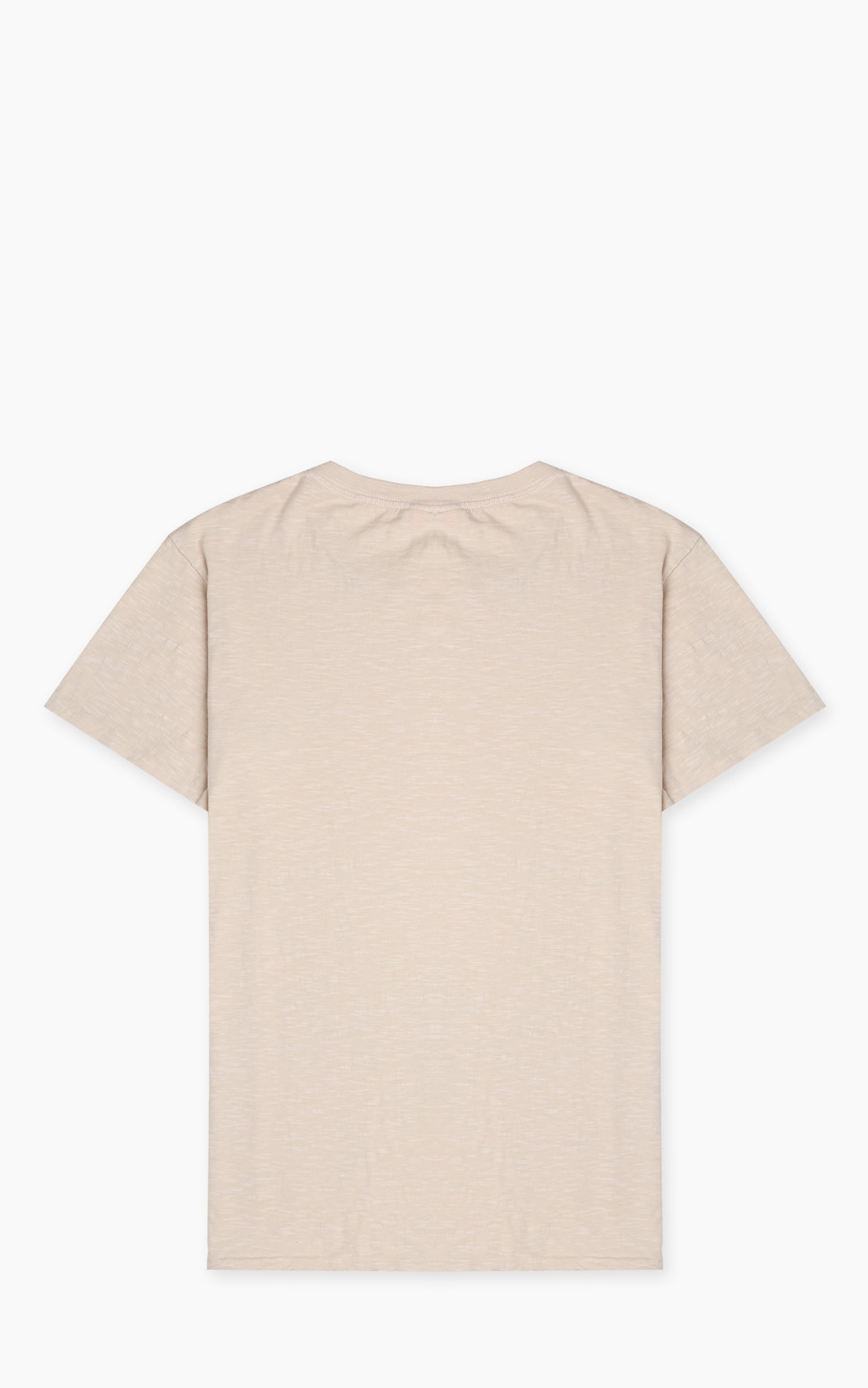 Velva Sheen Rolled Crew Neck Tee Oatmilk