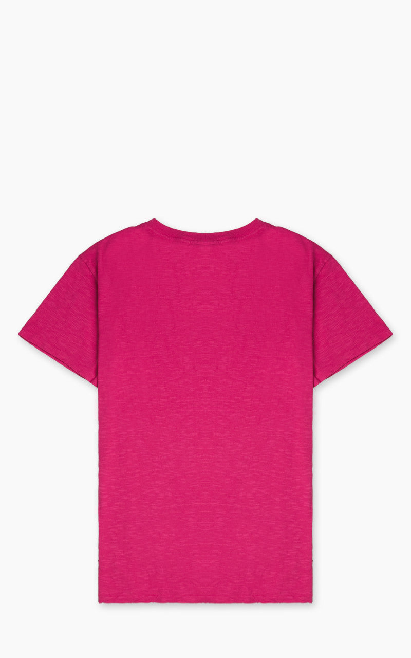 Velva Sheen Rolled Crew Neck Tee Phoenix Red