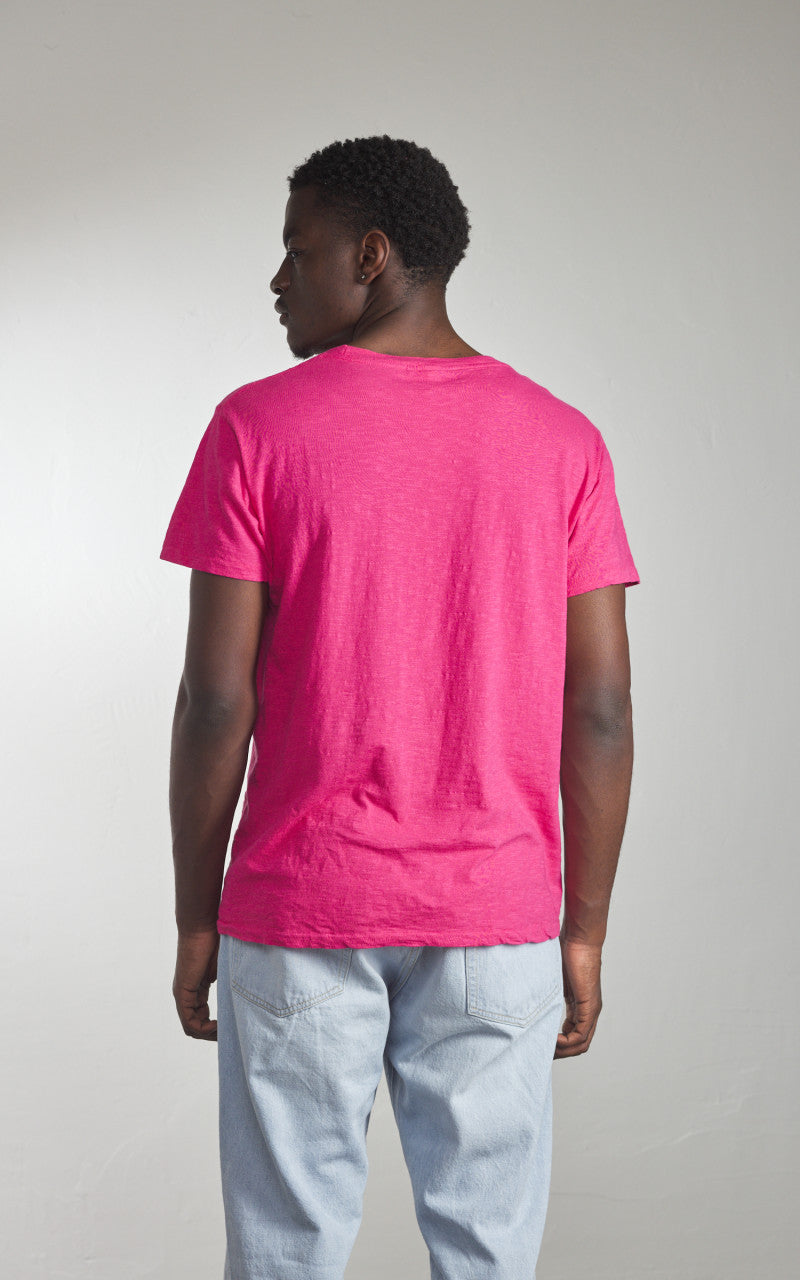 Velva Sheen Rolled Crew Neck Tee Phoenix Red