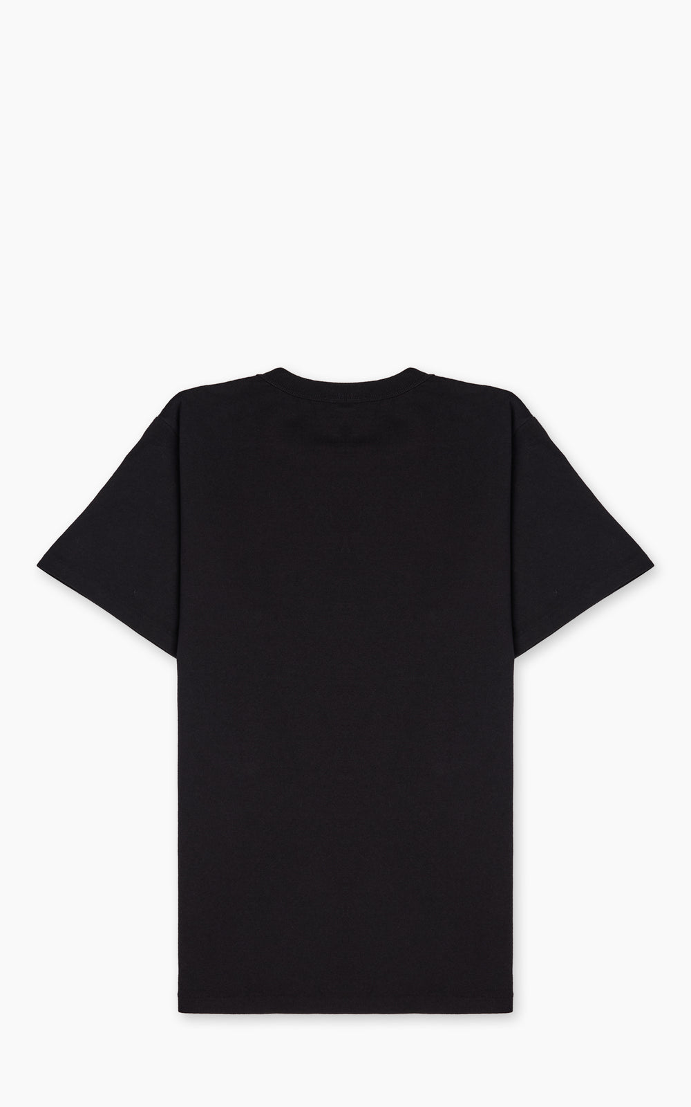 Velva Sheen Pigment Crew Neck Pocket Tee Jet Black