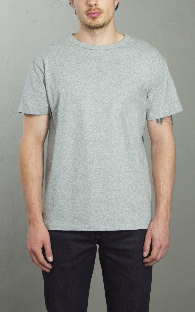 Velva Sheen Crew Neck Tee 2-Pack Heather Grey