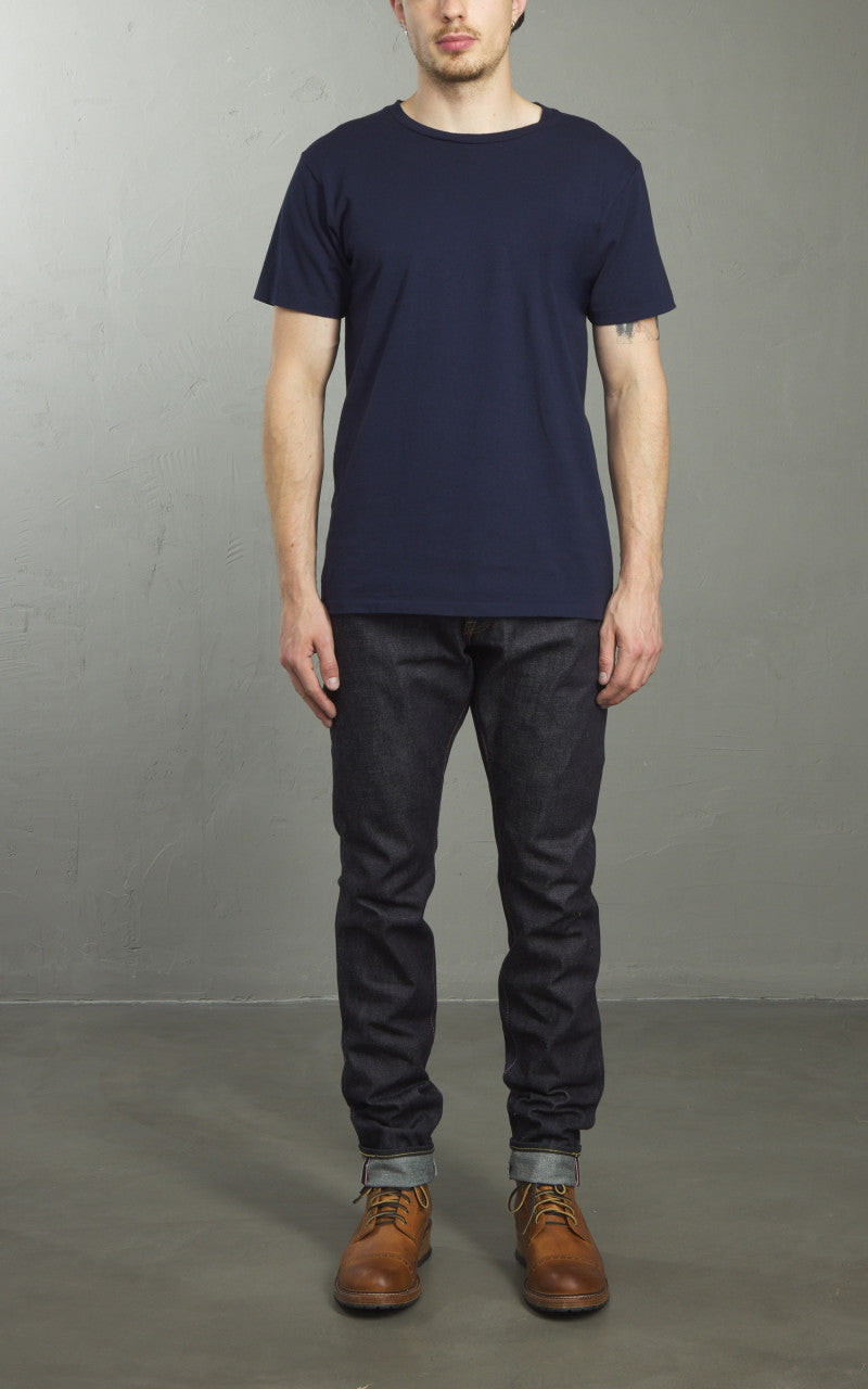 Velva Sheen Crew Neck Tee 2-Pack Navy