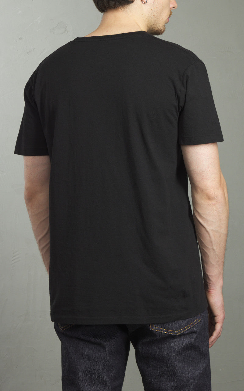 Velva Sheen Crew Neck Pocket Tee 2-Pack Black