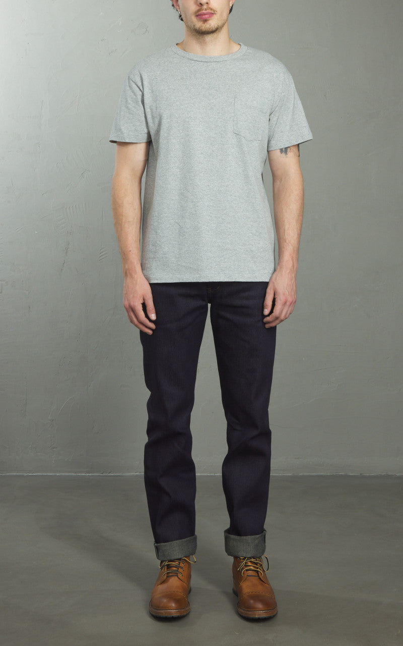 Velva Sheen Crew Neck Pocket Tee 2-Pack Heather Grey