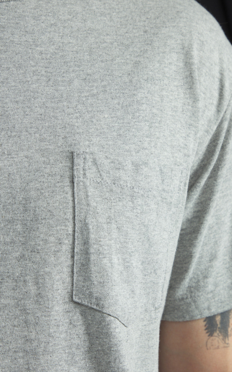 Velva Sheen Crew Neck Pocket Tee 2-Pack Heather Grey