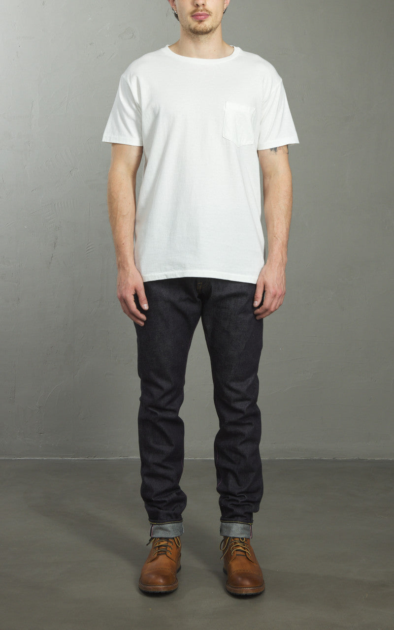 Velva Sheen Crew Neck Pocket Tee 2-Pack White