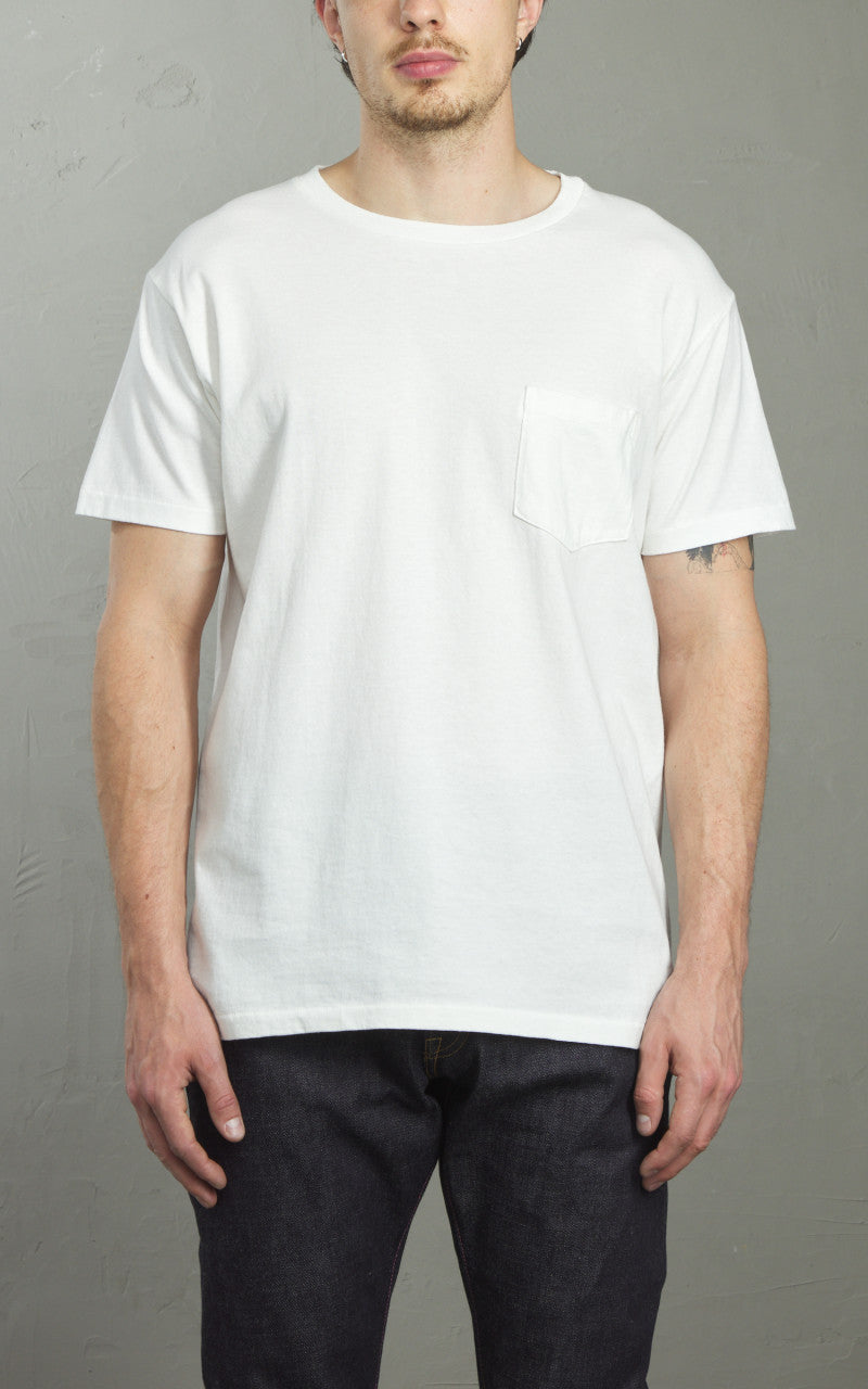 Velva Sheen Crew Neck Pocket Tee 2-Pack White