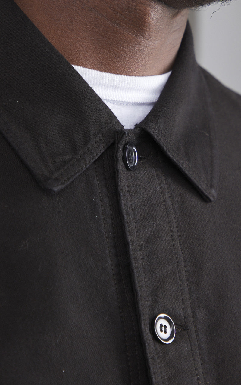 Vetra Workwear Jacket Sateen Moleskin 3M/5 Black