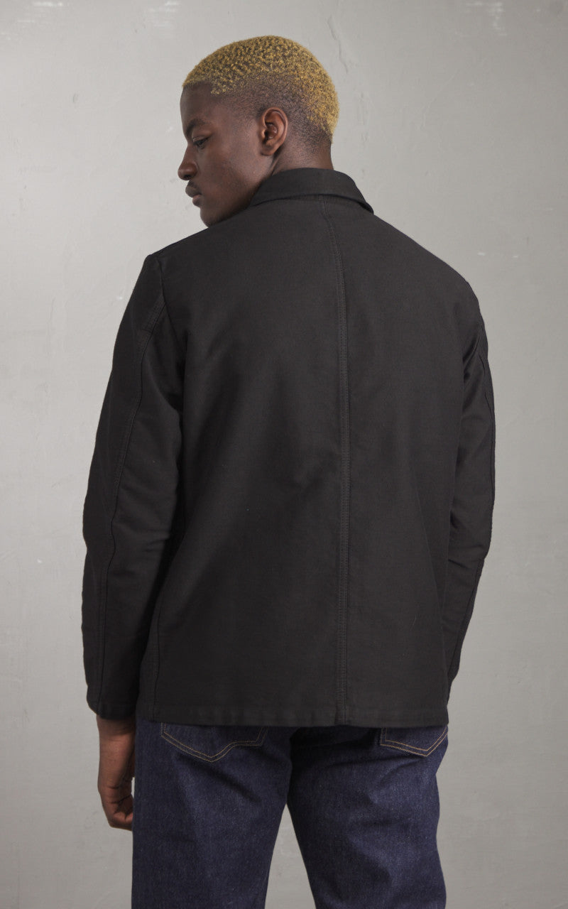 Vetra Workwear Jacket Sateen Moleskin 3M/5 Black