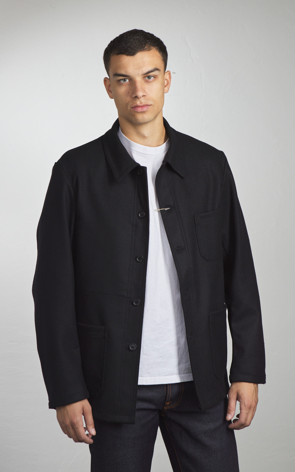 Vetra Workwear Jacket Melton Wool 2F/4 Black