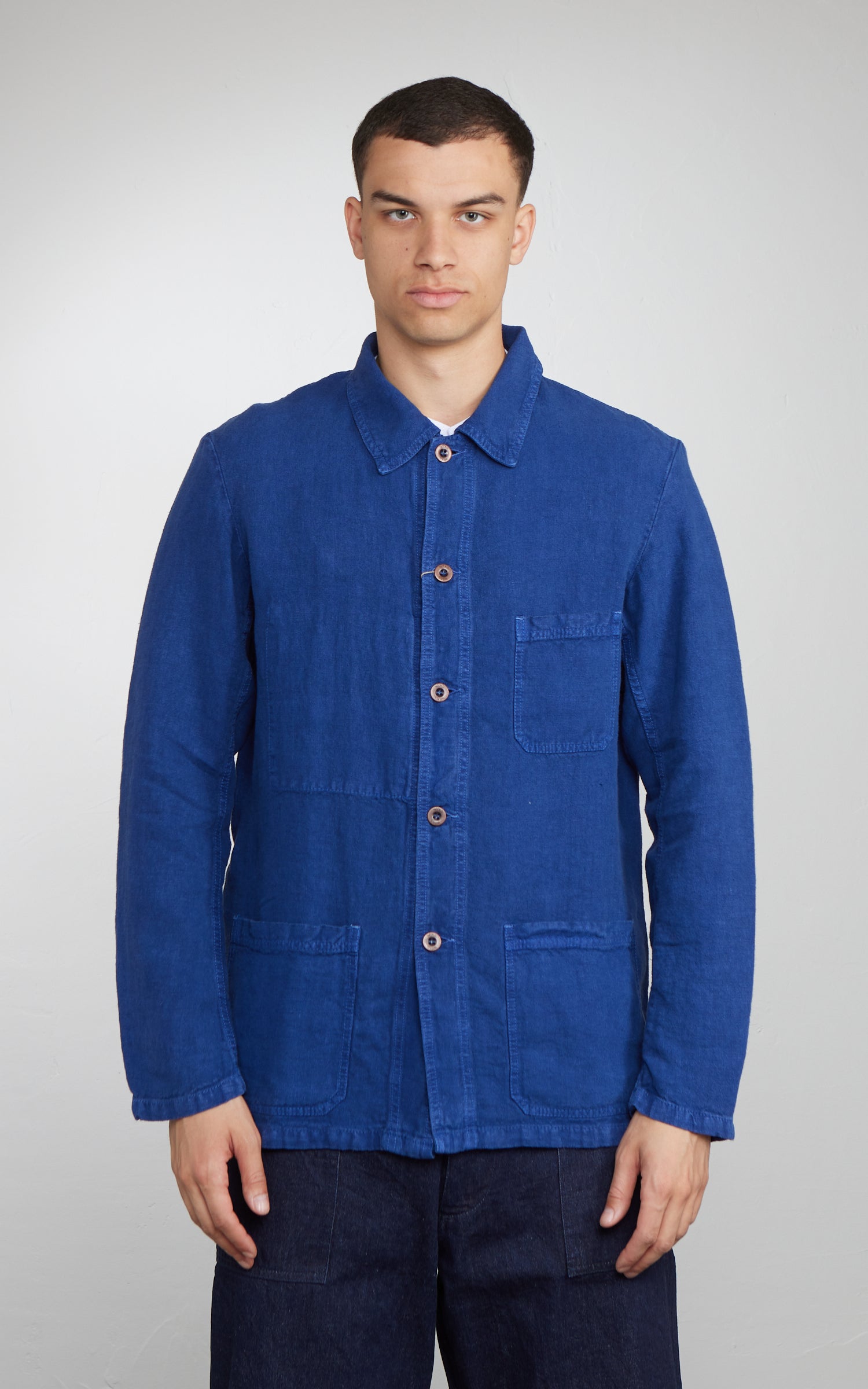 Vetra Workwear Jacket Heavy Linen 3L29/5C Blue