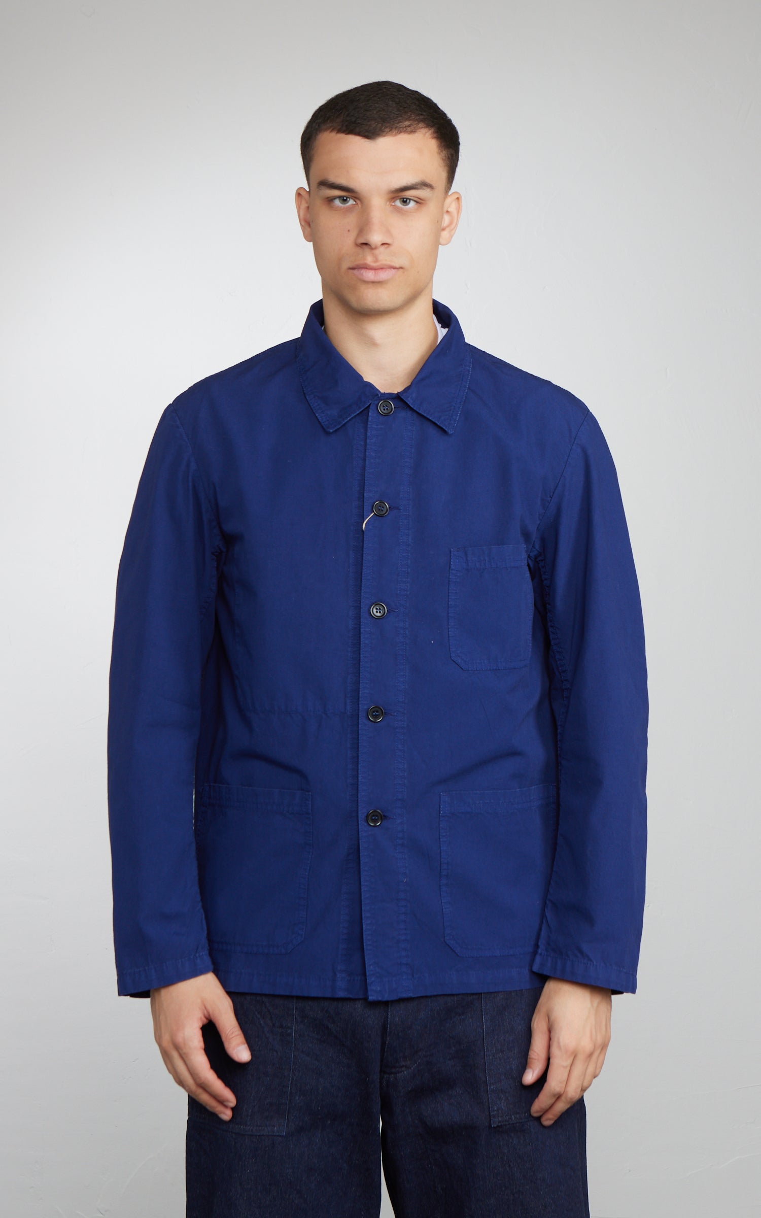 Vetra Workwear Jacket Heavy Linen 3L29/5C Blue