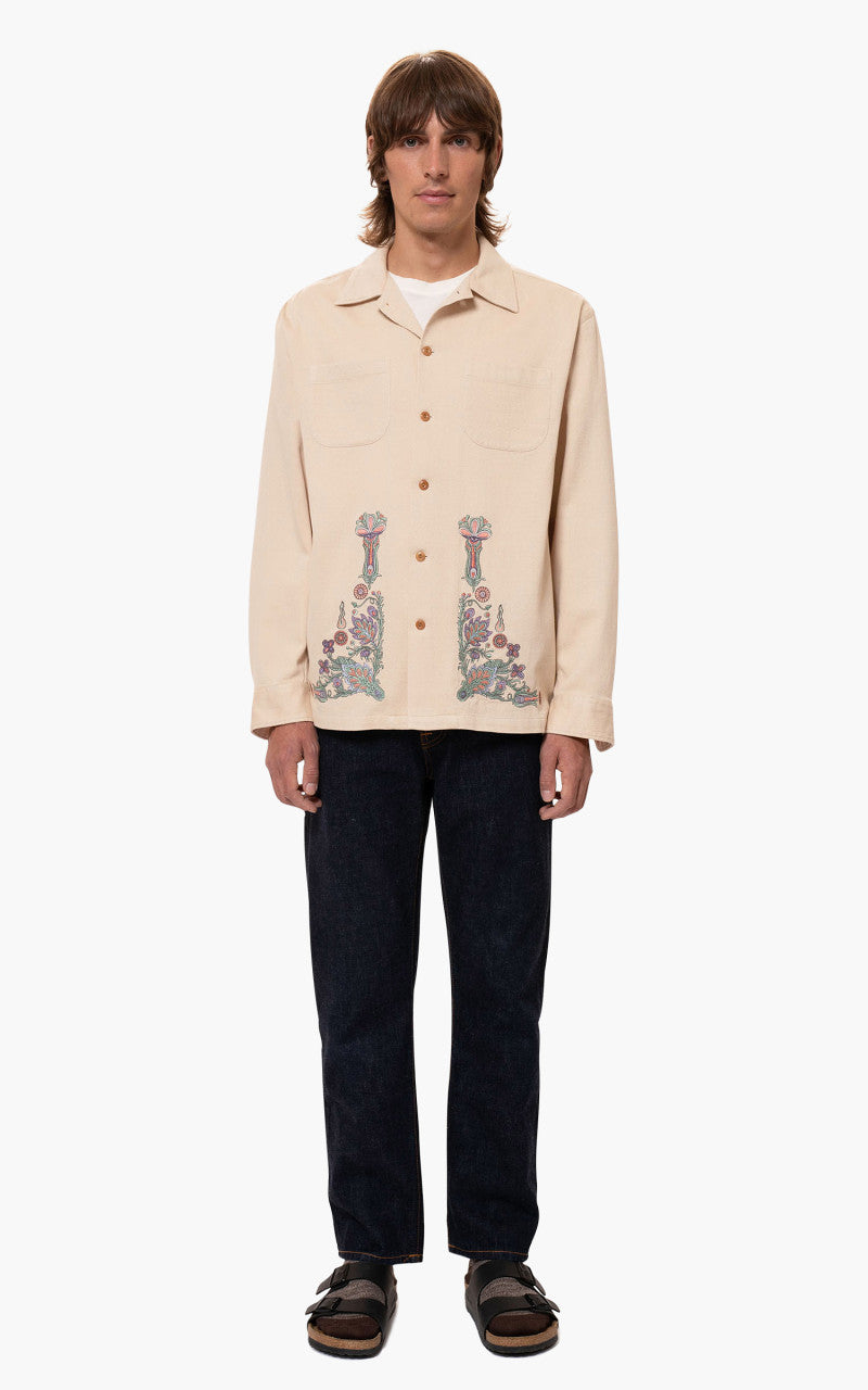 Nudie Jeans Vincent Floral Cream